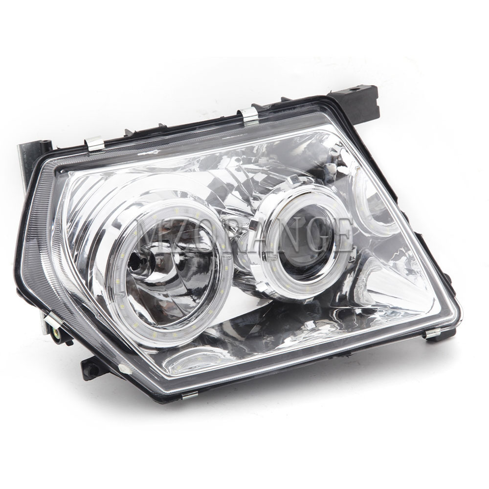 Wholesale Auto Parts A Pair LED Light Car Headlight Angel Eyes Head Light For Nissan Patrol Y61 2001 2002 2003 2004