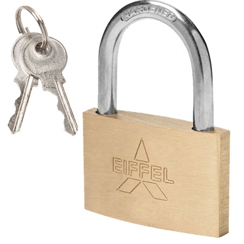 Thin copper padlock can customize door locks, warehouse locks, cabinet locks outdoor locks for direct sales