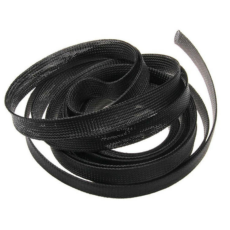 PET Expandable Braided Wire Mesh Cable Organizer Sleeve