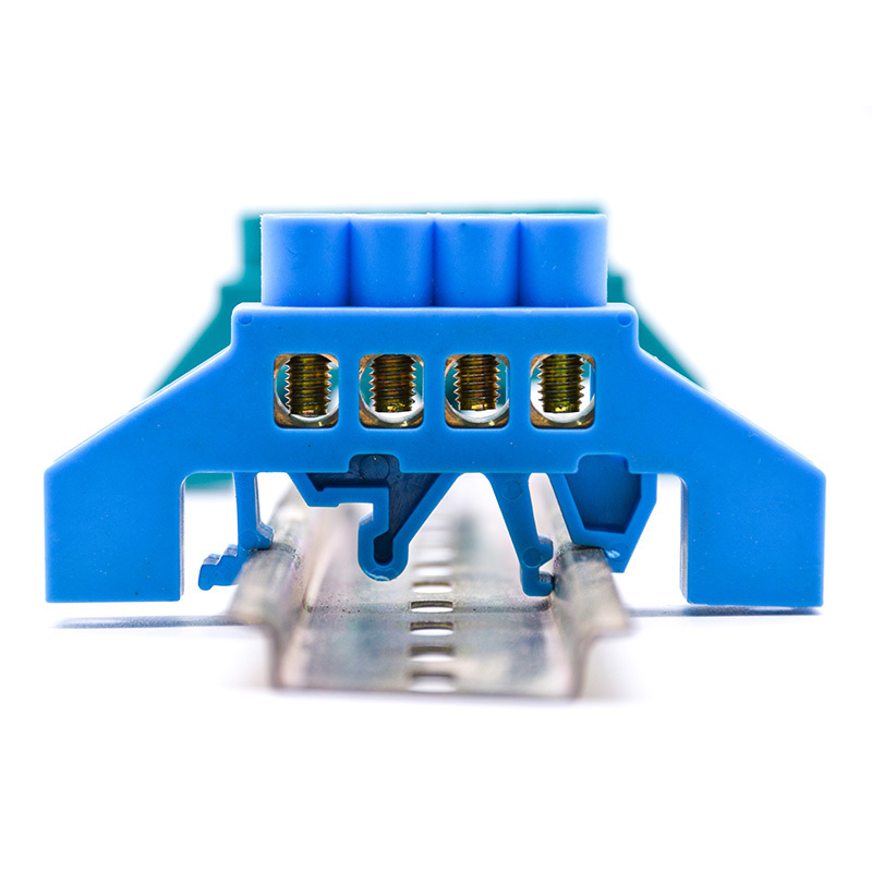 Feed Through Terminal Block  DIN Rail Electric Universal Screw Terminal Block