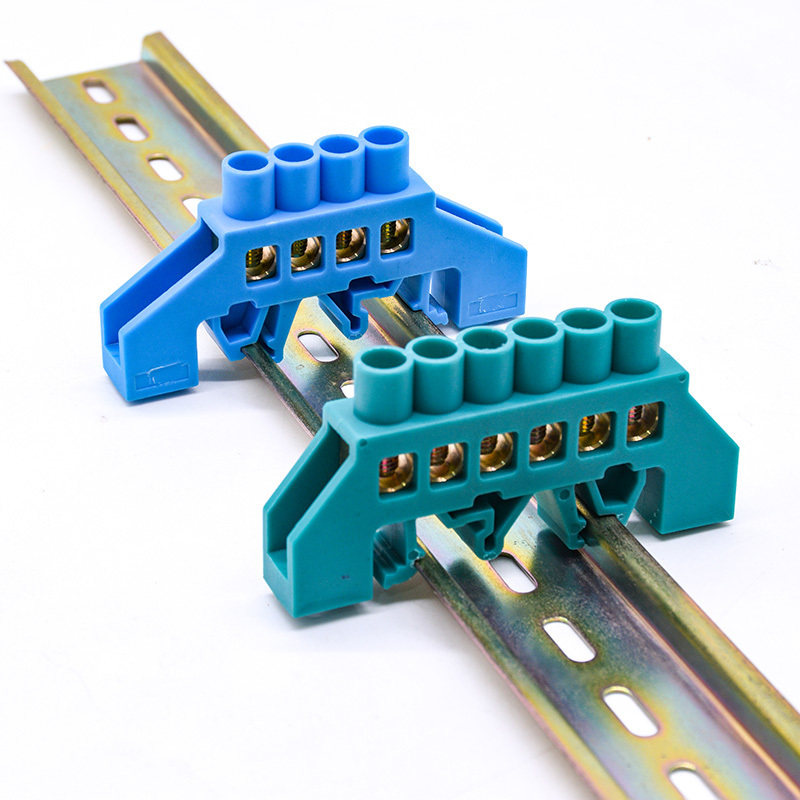 Feed Through Terminal Block  DIN Rail Electric Universal Screw Terminal Block