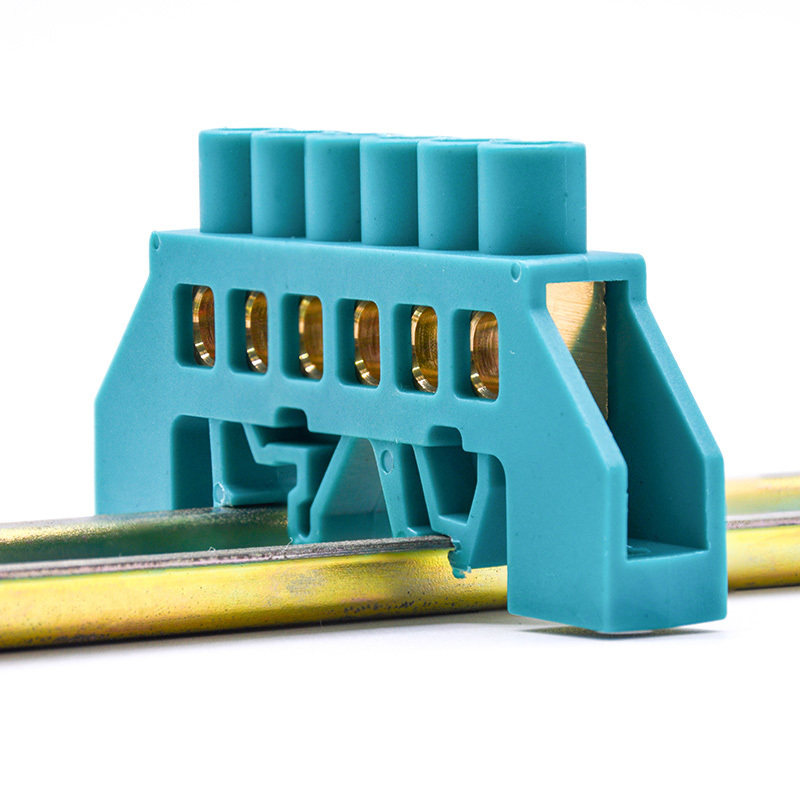 Feed Through Terminal Block  DIN Rail Electric Universal Screw Terminal Block