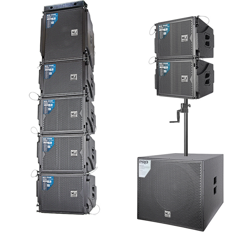 High quality 10 inch neo coaxial active line array sound system high power speaker