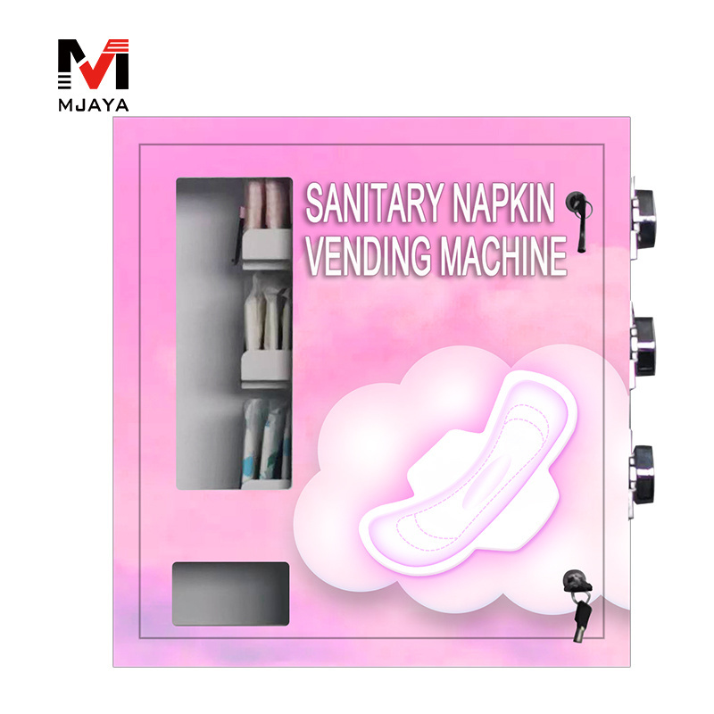 condom sanitary pad tampon dispenser free or coin operated mechanical vending machine