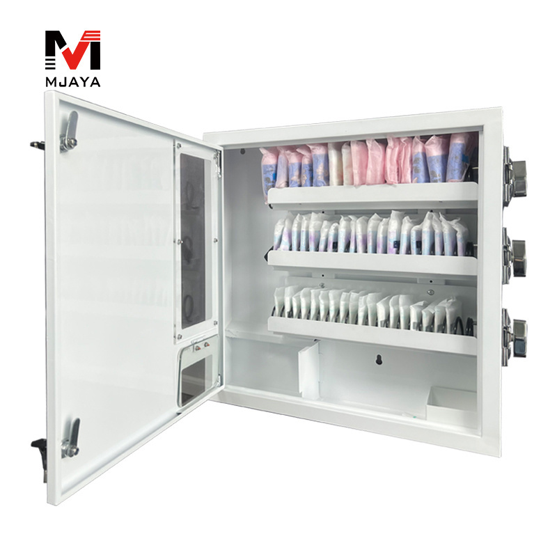 condom sanitary pad tampon dispenser free or coin operated mechanical vending machine