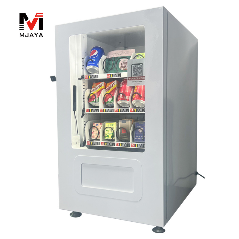 MJAYA Customized Color Automatic combo smart Vending Machine for drinks eyelashes cup noodles