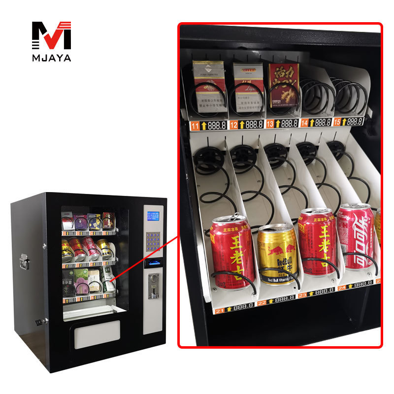 With coin and bill payment tabletop snack vending machine/food vending machine/mini vending machine