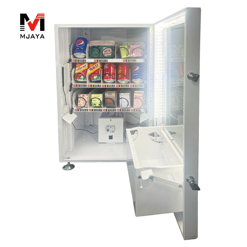 MJAYA Customized Color Automatic combo smart Vending Machine for drinks eyelashes cup noodles