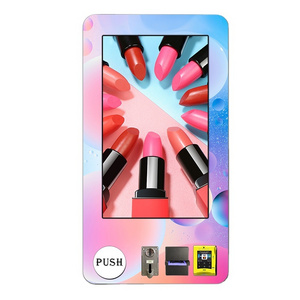 Wall mounted Lash Vending Machine With Touch Screen Beauty Makeup Cosmetics Vending Machine With Credit Card For Sale