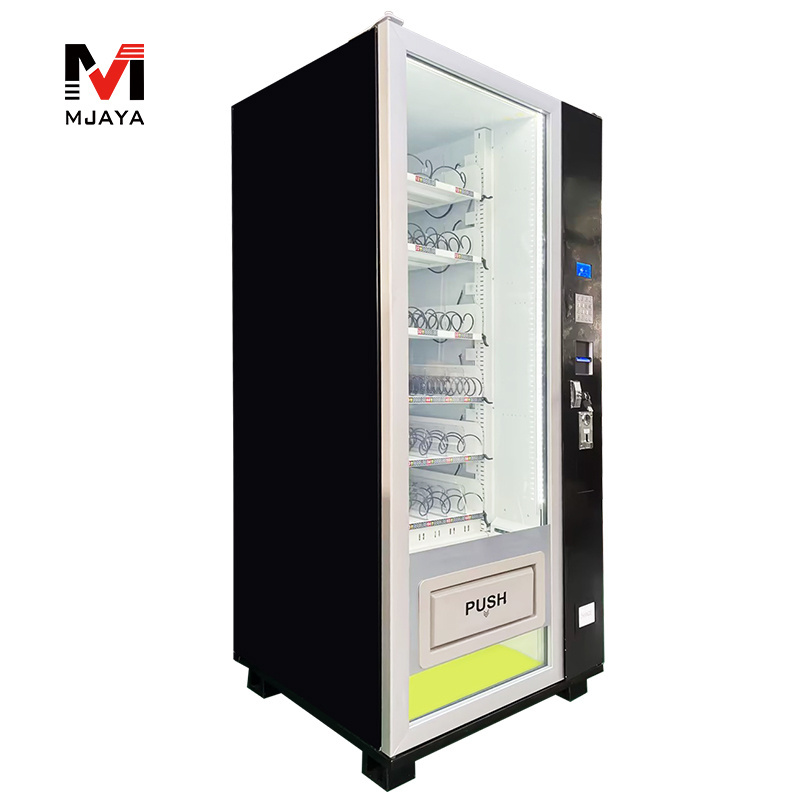 School/Office/Park Maquinas Expendedoras White/Black Snack And Drink Vending machine