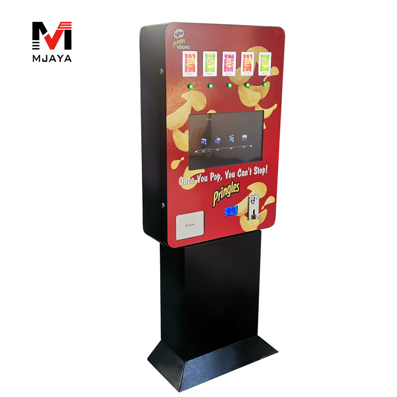 Pringles Vending Machine cola cans soda drinks potato chips Small vending machine with stand