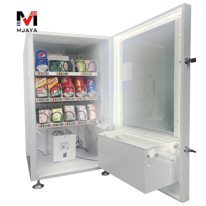 MJAYA Customized Color Automatic combo smart Vending Machine for drinks eyelashes cup noodles