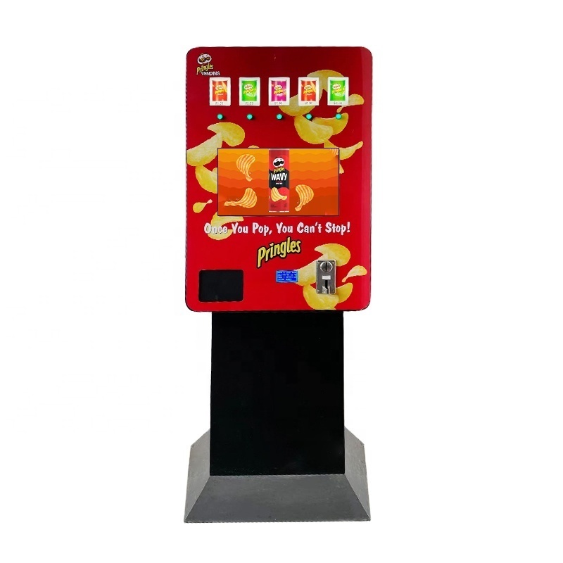 5 selections Drink and  pringles Customized  Vending Machine