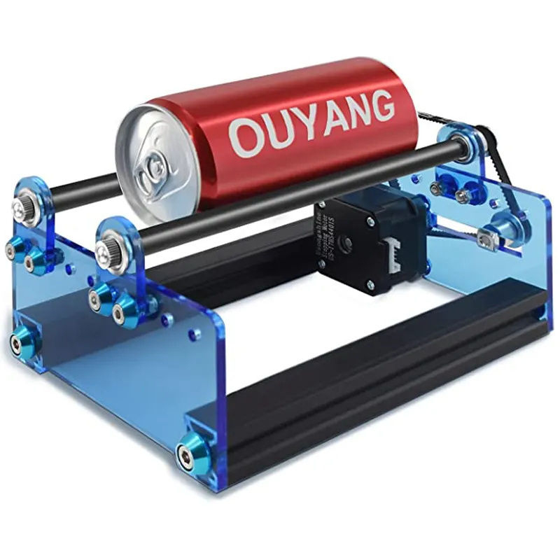 Portable Laser Engraver Y-axis Rotary Roller Engraving Module Laser Equipment Parts for Cylindrical Objects