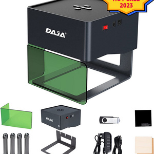 DAJA DJ6 Mini DIY Laser Engraving And Cutting Machine Laser Engraver 3W Laser Printer For Wood Leather Glass