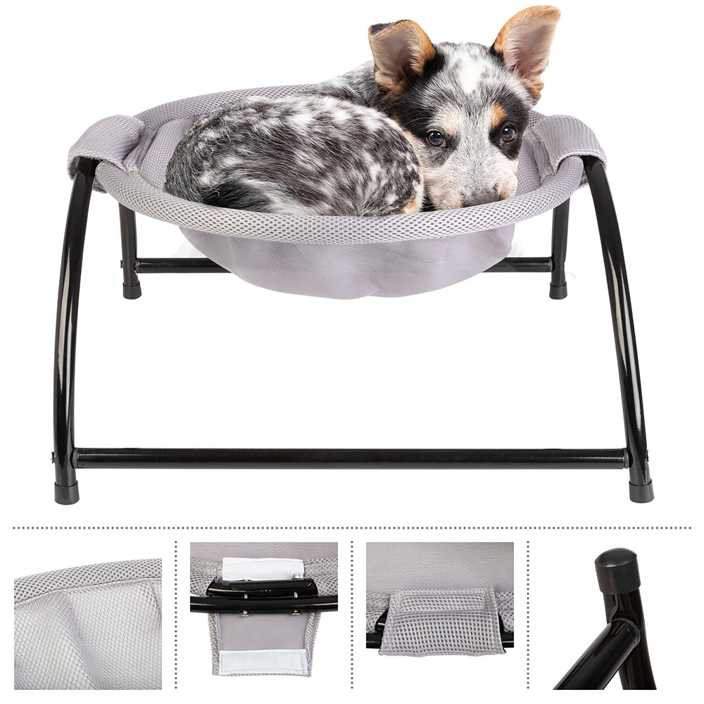 Wholesale Cat Hammock Elevated Pet Bed Removable Cat Bed Breathable Dog Bed Assembly ,Support Hand Wash