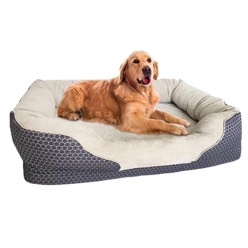 Luxury Large Dog Bed Orthopedic Memory Foam Pet Beds for Large Dogs with Removable Washable Cover  Warm Comfortable Pet bed