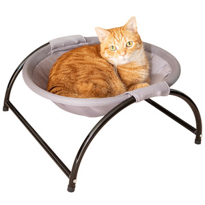 Wholesale Cat Hammock Elevated Pet Bed Removable Cat Bed Breathable Dog Bed Assembly ,Support Hand Wash