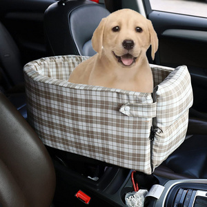 Foldable Car Pet Bag Car Rear Seat Pet Mat Washable Puppy Travel Bag Medium Dog Booster Car Seat