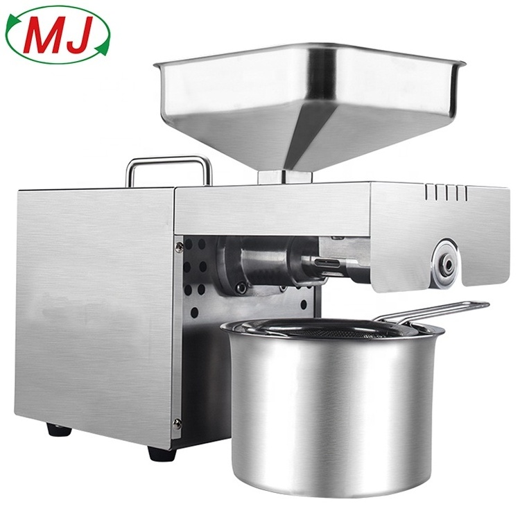 MJ LYF-505 Mini Oil pressers Stainless Steel Home Use Peanut Sesame Avocado Screw Press Oil Extraction Machine