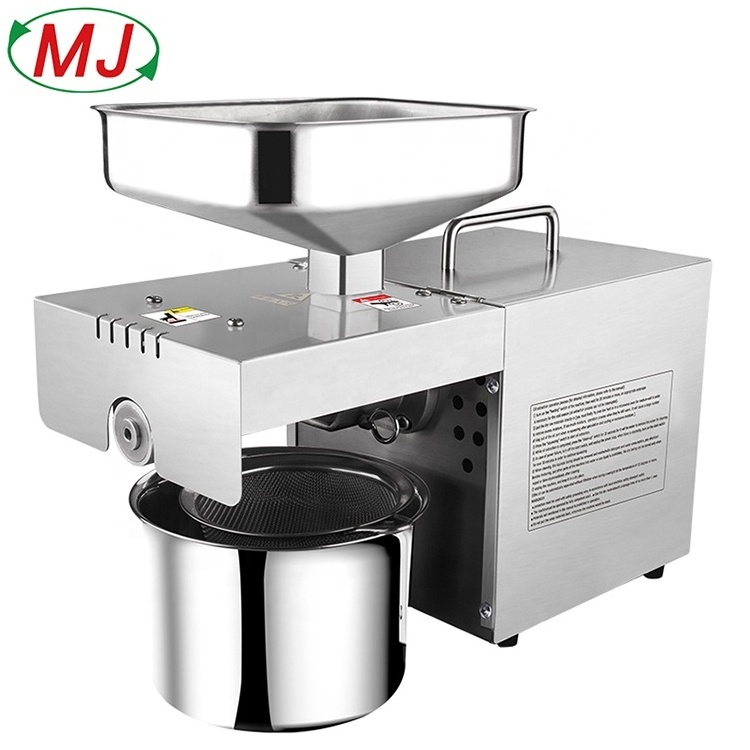 MJ LYF-505 Mini Oil pressers Stainless Steel Home Use Peanut Sesame Avocado Screw Press Oil Extraction Machine