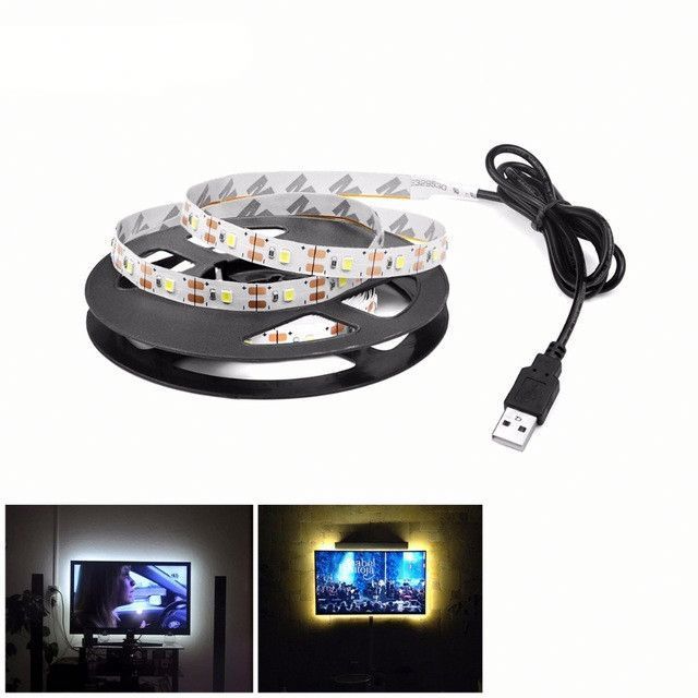 Alexa Customized Flexible LED Strip Mood Light with USB for Car,Computer,Tent,TV Back Lighting