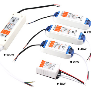 DC 12V Power Supply 18W 28W 36W 48W 72W 100W Lighting Transformers LED Driver High Quality Driver Led for LED Strip Power Supply