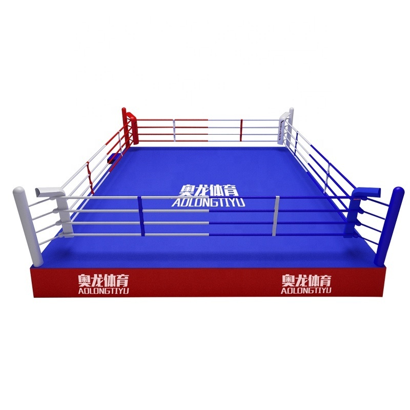 Factory high quality customized gym  Wrestling AIBA approved boxing ring used inflatable boxing ring for sale