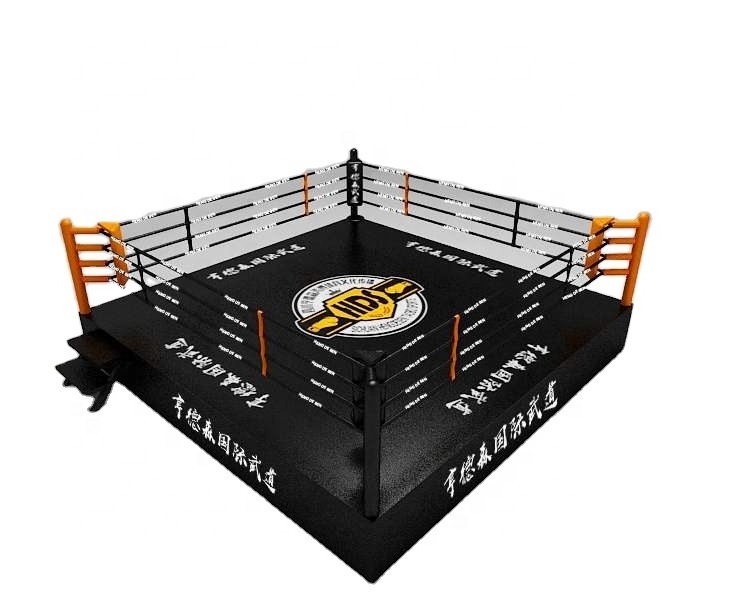 Sale Customized Size Floor Boxing Ring Wrestling Ring De Boxeo Fitness OEM Steel Heavy Logo Packing Color Printing Material