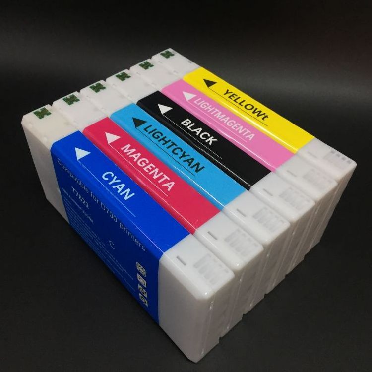 200ml T7821-T7826 compatible ink cartridge with chip UV dye ink for Epson surelab D700 printer ink cartridge