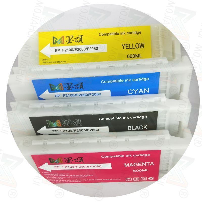 Nice work 600ML compatible cartridge for Epson SureColor F2000 F2080 F2100 textile cartucho