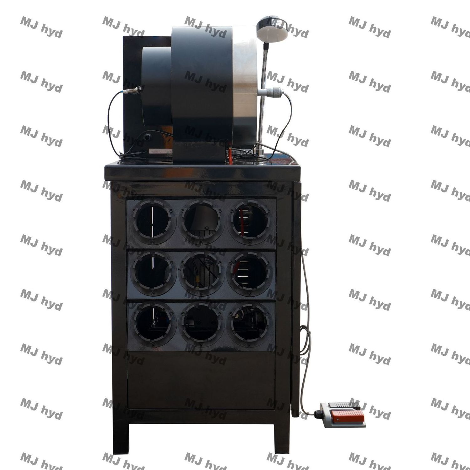 Rubber product making machinery 1/8-2'' multifunctional 5.5KW hydraulic pressure hose skiving machinery