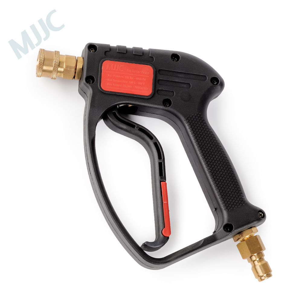 MJJC High Pressure Trigger Gun 3/8 inch Quick Connector with pressure washer foam gun snow foam cannon lance