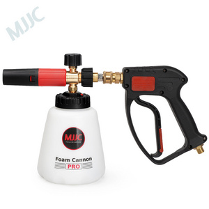 MJJC Car Detailing Snow Foam Lance Cannon Pro Kit with High Pressure Trigger Gun M14x1.5mm Male Thread Connector