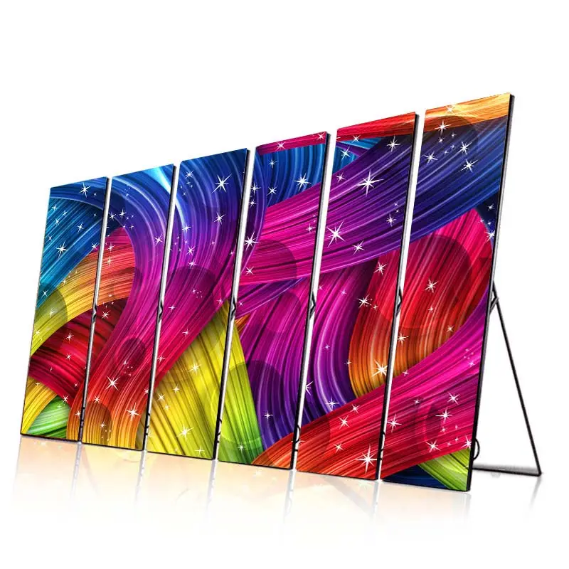 Indoor Digital Signage Wifi 4G USB P 1.9 P2 P2.5 P3 LED Window Banners Video Wall Board LED Display Poster Screen