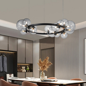 DLSSLIGHTING Modern Ceiling Pendent Lamp Villa Fancy Lights Indoor Decorative LED Lighting For Home Chandeliers