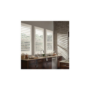 Modern style waterproof home interior aluminum glass shutters window blind louver