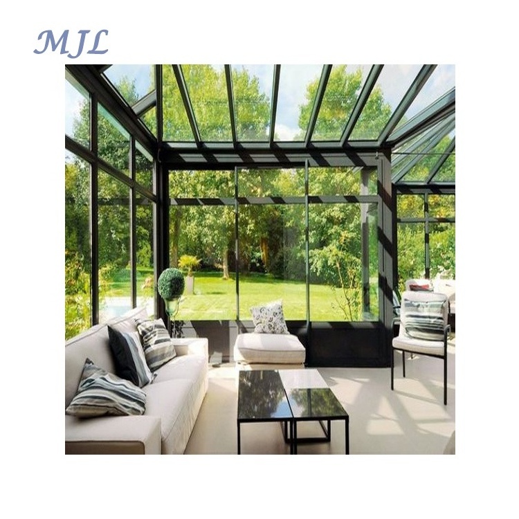 Garden sun room free standing aluminium glass houses sunrooms for solarium