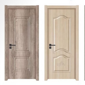 china solid teak wood doors Best Price Customized Residential Interior Sound Proof Solid Wood Door Casement Swing Pull and Push