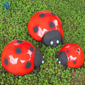 5D ladybug garden light low voltage landscape lighting led lawn lamp theme park ground lights for decoration