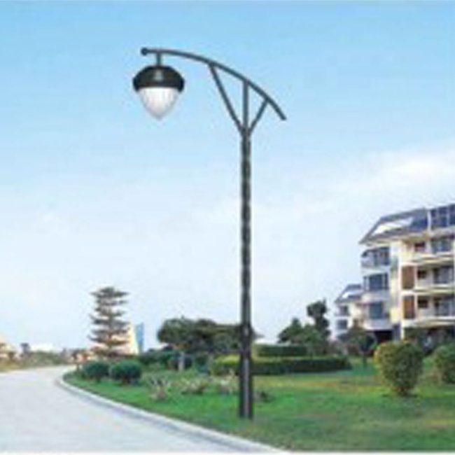 Outdoor decorative antique cast iron street light poles garden lights led lighting fixtures