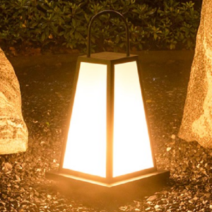 Outdoor Waterproof Yellow Decoration Lantern Candle Light LED Solar Hang Lamp