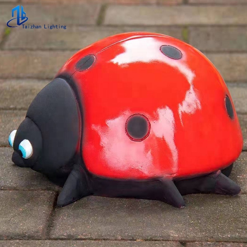 5D ladybug garden light low voltage landscape lighting led lawn lamp theme park ground lights for decoration