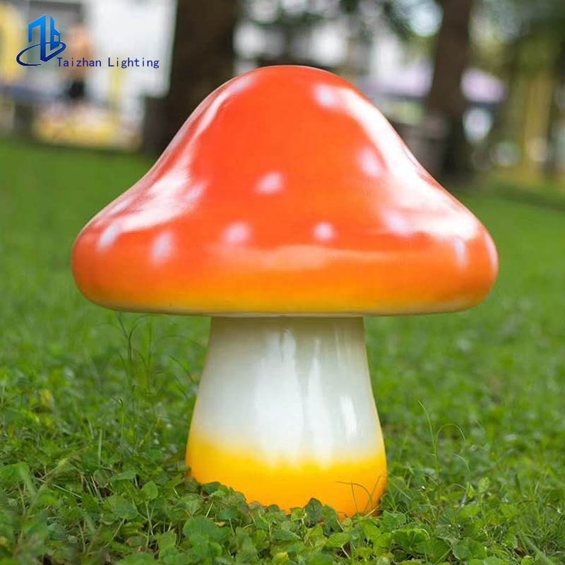 Led 3D mushroom  garden decorative lamp waterproof theme park lights outdoor landscape lighting parts