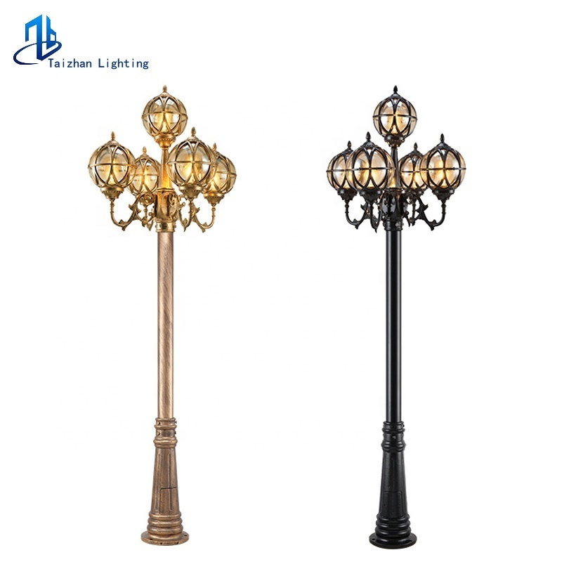 Modern led garden lamp Outdoor street light high mast pole decorative shopping mall lights highway lighting post