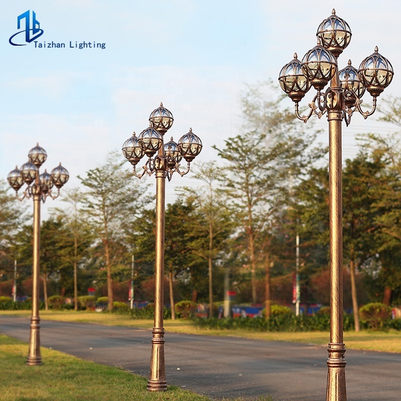 Modern led garden lamp Outdoor street light high mast pole decorative shopping mall lights highway lighting post