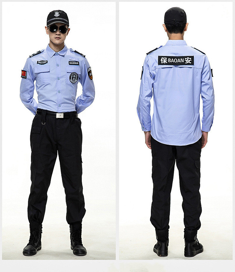 high end fashion custom guard shirts long sleeve work outfit men women security guard uniforms