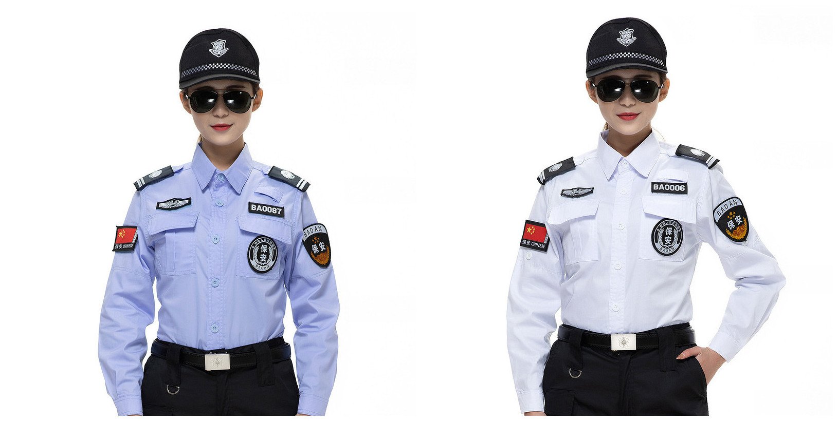 high end fashion custom guard shirts long sleeve work outfit men women security guard uniforms