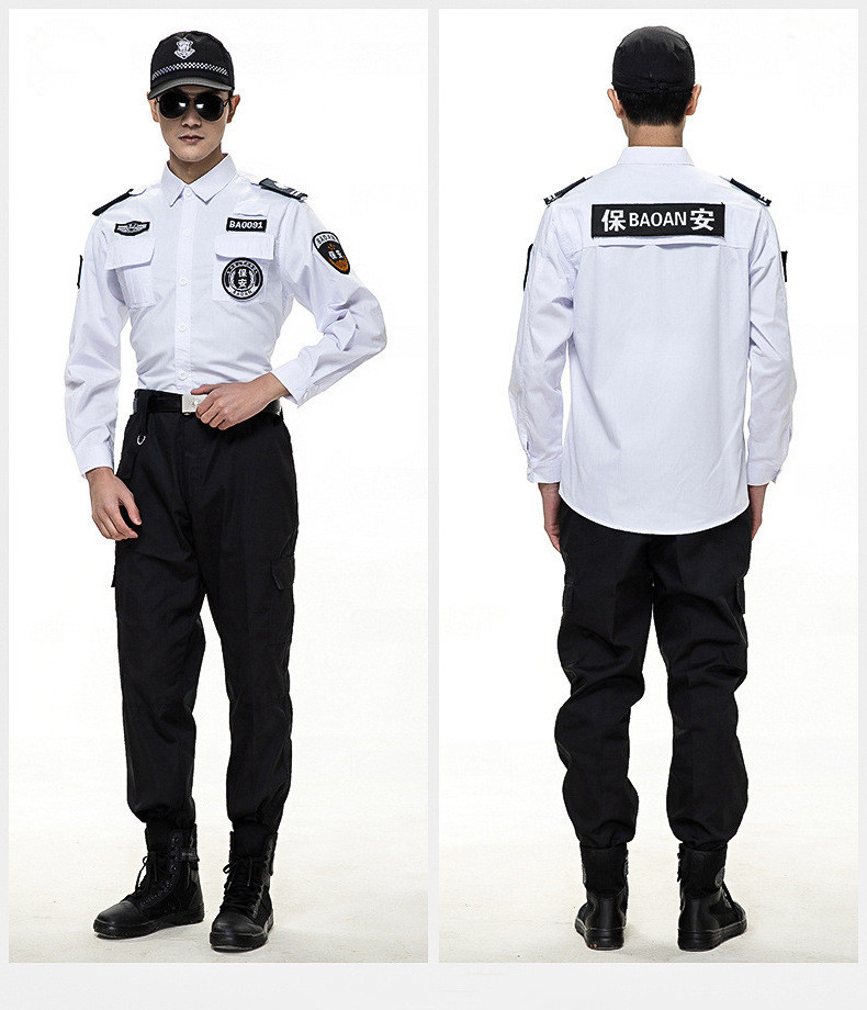 high end fashion custom guard shirts long sleeve work outfit men women security guard uniforms