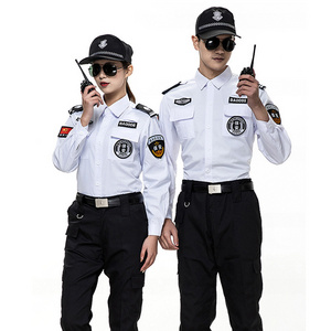 high end fashion custom guard shirts long sleeve work outfit men women security guard uniforms